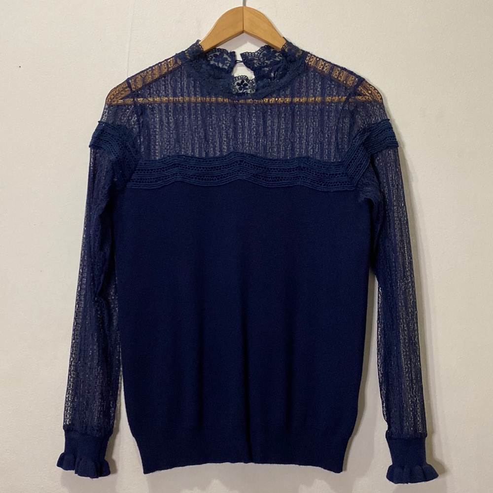 Molly Bracken Lace Sweater Blouse